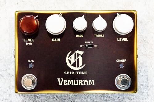 VEMURAM SPIRITONE Char オーバードライブ 新品 Char氏とVEMURAMが作り上げた特別なオーバードライブペダル